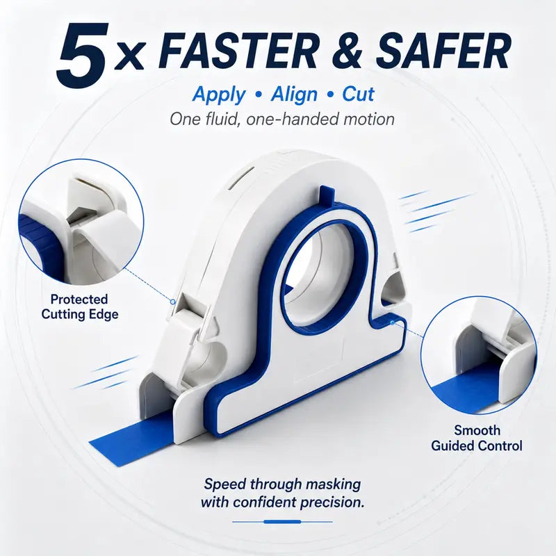 High Efficiency Painter Masking Tape Applicator 🛠️