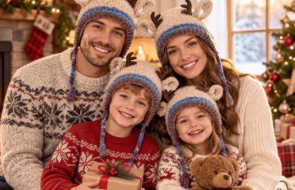 Festive Reindeer Hat — 2-in-1 Holiday Hat & Bag