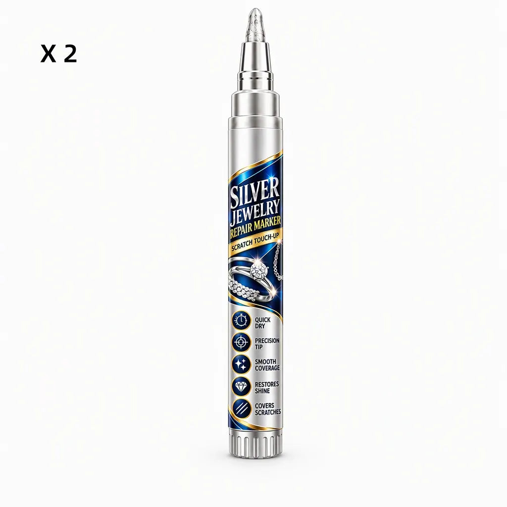 ✨ Silver-Tone Jewelry Touch-Up Pen