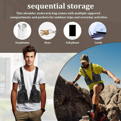 🔥 Adjustable Underarm Shoulder Bag for Men & Women