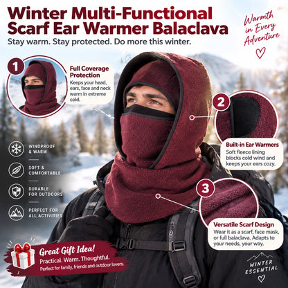 ❄️Winter All-In-One Scarf Ear Cover Warm Balaclava