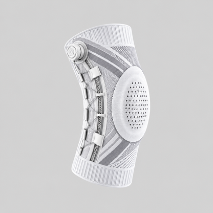 Dial-Adjustable Sports Knee Brace with Alloy Spring Support