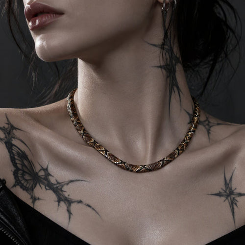 Serpent Statement Necklace – A Symbol of Mystery & Power