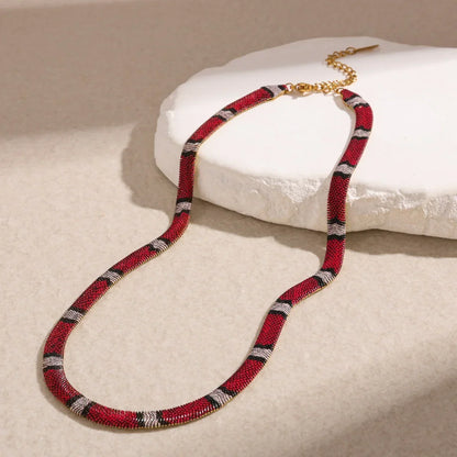 Serpent Statement Necklace – A Symbol of Mystery & Power