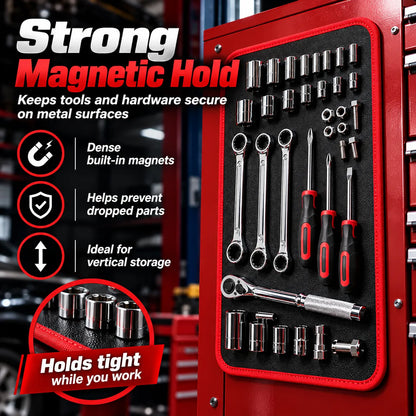 🎁3-Piece Magnetic Tool Mat Set – Strong Hold, Flexible Tool & Parts Organizer
