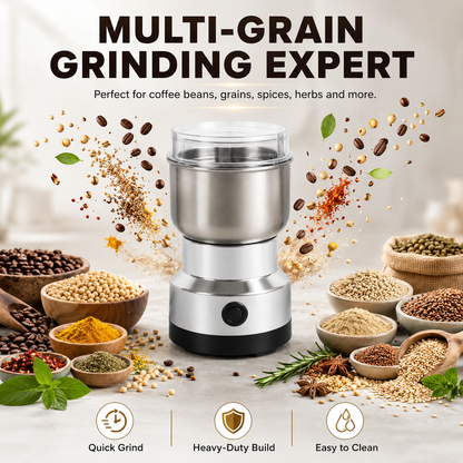 🚀 High-Speed Stainless Steel Grain Grinder ✨ Fast & Efficient Grinding