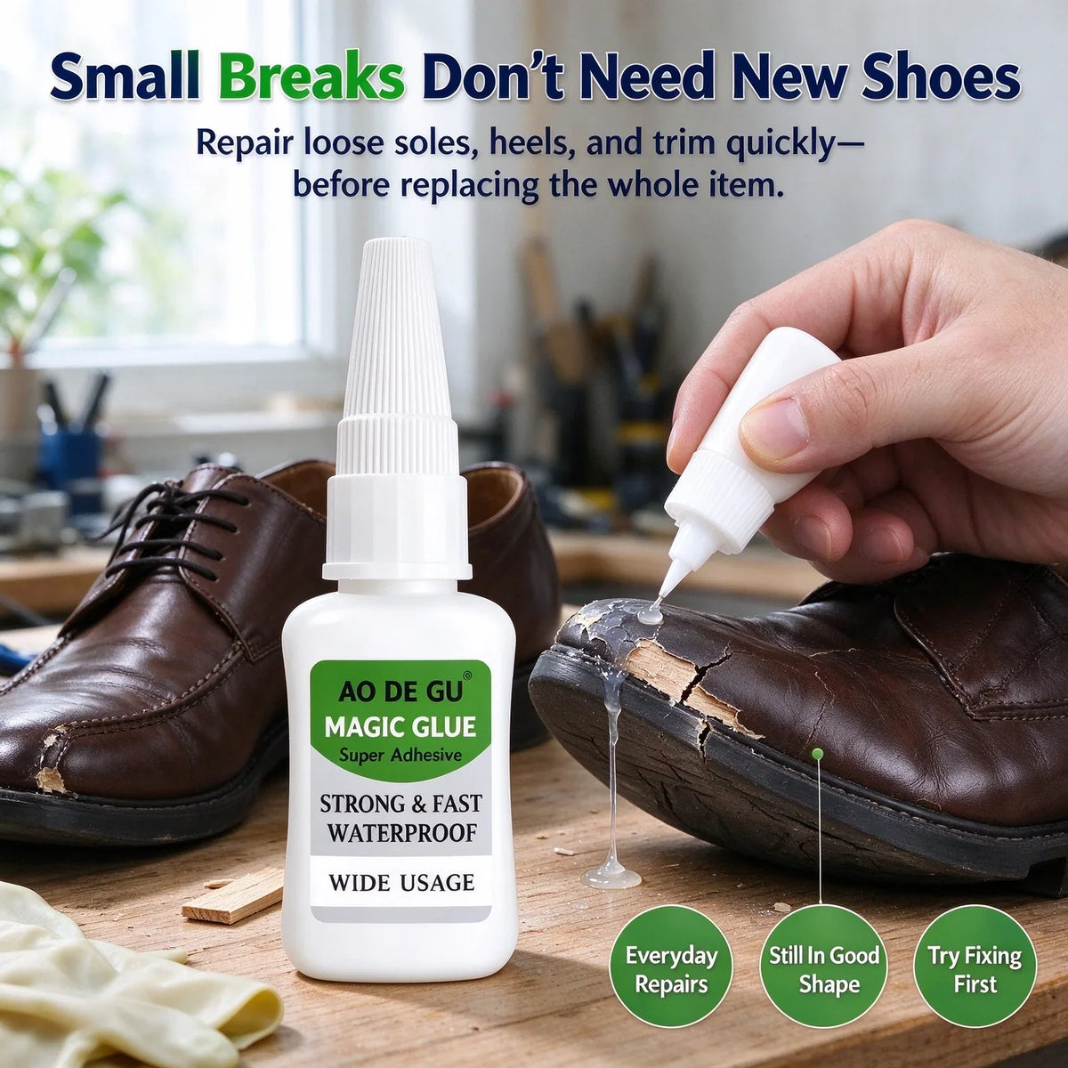 ⚡Fast-drying multi-purpose CA repair adhesive