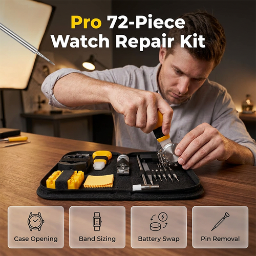 🎉🔧 Pro Watch Repair Kit – Master Every Tick ⌚