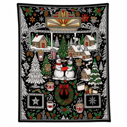 DIY Christmas Coloring Blanket